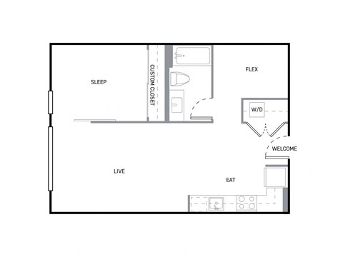 4730 California Apartments in Seattle, Washington Graham Floor Plan